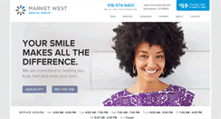 Desktop Screenshot of marketwestdental.com